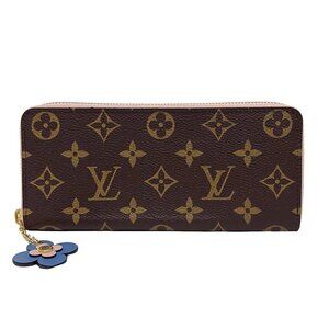 LOUIS VUITTON Portefeuille Clmence Rose Ballerine Monogram - 645-081325